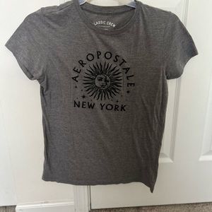 Aeropostale Gray Classic Crew T-Shirt